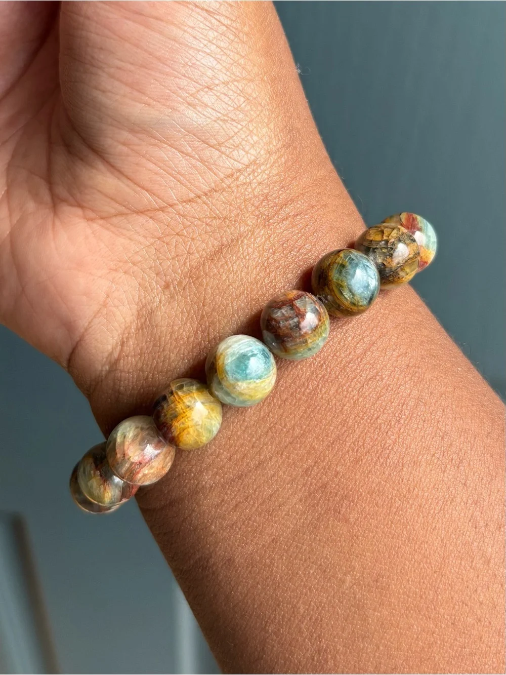Island Kyanite Crystal Bracelet 12mm